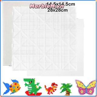 MARBLEM Bảng hạt thủ công chịu nhiệt 2.6mm, 52x52/104x104 chân vuông, dùng cho xếp hình Perler/Hama