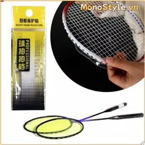 MONOSTYLE Vợt Edge Tape, Băng bảo vệ đầu vợt chống sơn trong suốt, Nhãn dán đầu vợt tự dính chống mài mòn vô hình Thiết bị thể thao
