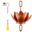 Dây chuyền mưa lá có bộ chuyển đổi, Dây chuyền bắt mưa 4ft cho nước thợ lặn và màn hình hiển thị cho máng xối bên ngoài Downspout