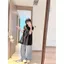 Mùa xuân hè 2026 Plus size Cổ búp bê kiểu Pháp Tình yêu đầu tiên Váy trắng dáng rộng Vỏ bọc thịt ngọt ngào Cảm giác cao cấp cỡ lớn Mỡ mm Ôm hơn Váy trung dài nữ