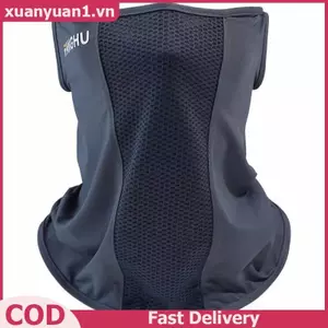XUAN Lưới Thoáng Khí Vòng Tai Mặt nạ Co Giãn Chống Tia UV Che Mặt Mỏng Thoáng Khí Thể Thao Ne Gaiter Dành Cho Nữ VN
