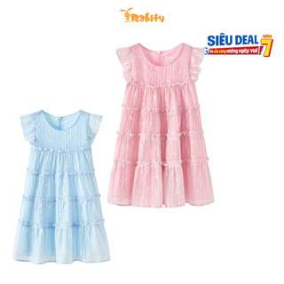 Đầm váy ngắn tay bé gái Rabity 950.103
