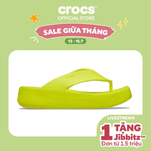 Dép Xỏ Ngón Nữ Crocs Getaway Platform - Acidity - 209410-76M