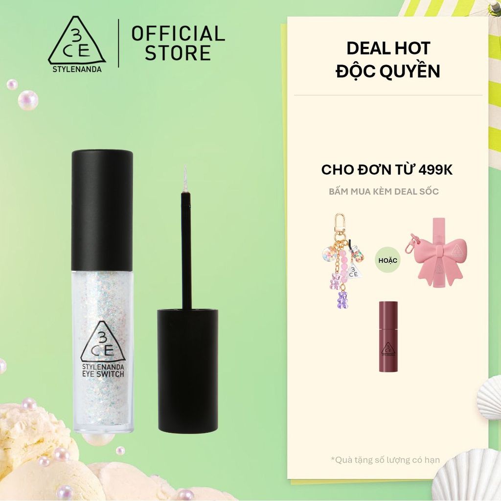 Phấn mắt nhũ 3CE Eye Switch trang điểm lấp lánh
