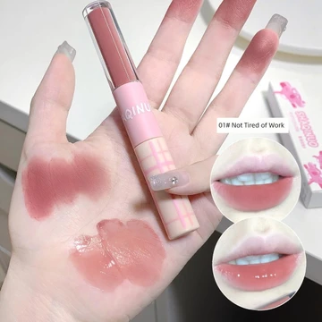 son bóng black rouge black rouge Một Mờ Một Mờ Một Gương SHAQINUO Môi Hai Đầu Men Gương Nước Bóng Son Bóng Matte Nhung Son Môi