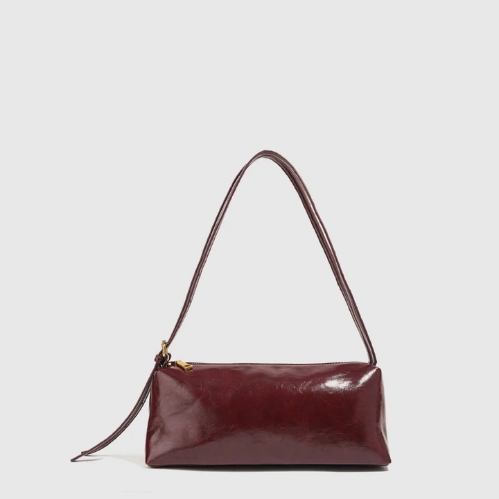 Women's Minimalist PU Leather Shoulder Bag – 2