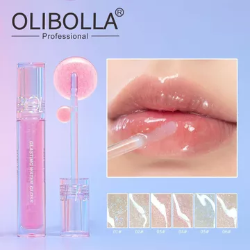 6 Màu Nước Bóng Nhấp Nháy Son Bóng Son Bóng Dưỡng Ẩm Dưỡng Ẩm Chống Dính Cốc Son Bóng Son Môi Dudu Lip Hàng Có Sẵn Mới