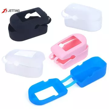 JETTING Túi Bảo Quản Silicon Kẹp Ngón Tay Máy Đo Oxy Vỏ Bảo Vệ Máy Đo Oxy Y Tế Giá Đỡ Bảo Vệ Ngón Tay Xung Bảo Vệ Braet J