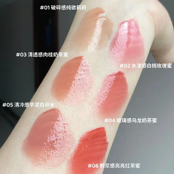 Son bóng DAIMANPU nơ nước bóng gương, son tint dưỡng ẩm, không dính cốc, bền màu, son bóng nước thuần khiết 26.3.22