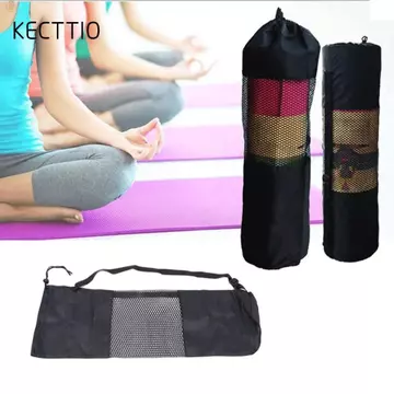 Túi Thảm Tập Yoga KECTTIO, Gói Thảm Tập Yoga Lưới Co Giãn Cơ Bụng, Gói Thảm Thể Thao Dây Đeo Có Thể Điều Chỉnh Dụng Cụ Thể Thao Túi Tập Gym Thoáng Khí Cho Pilates Thảm Tập Yoga