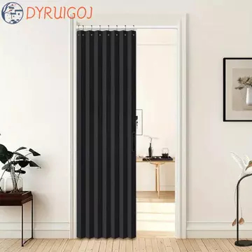 Rèm Cửa Gấp DYRUIDOJ, Rèm Tắm Dày Chống Thấm Nước, Rèm Phân Vùng Drap Mềm Đa Kích Thước Có Móc Treo Rèm Chia Phòng Phòng Phòng Phòng Tắm