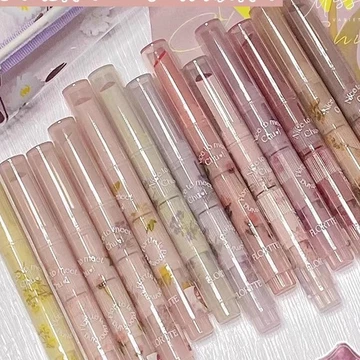 Hàng sẵn có FLORTTE / Flower Lolia First Kiss Love Stick Mirror Lipstick Flower Lolia Jelly Lipstick Pen 0509