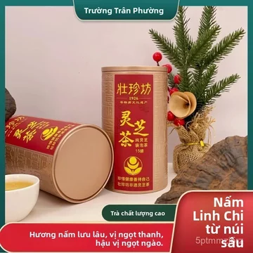 Trà linh chi túi lọc Tráng Trân Phường di sản, nấu canh pha trà hộp quà 4g x15, bán chạy giao nhanh