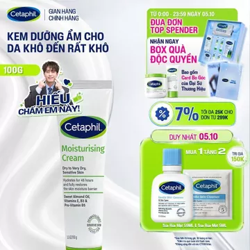 Kem dưỡng ẩm cho da nhạy cảm Cetaphil Moisturizing Cream 100g
