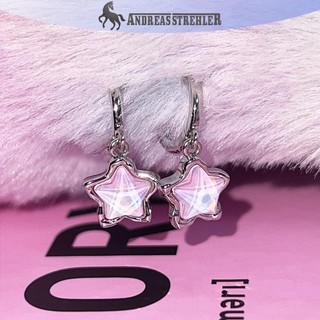 Onetimingfine Gothic Dễ Thương Giấc Mơ Cổ Tích Ánh Trăng Đá Ngôi Sao Mặt Dây Chuyền Bông Tai Cho Egirl Y2K EMO 2000s Bông Tai Kẹp Goth Vintage Phụ Kiện Trang Sức VN