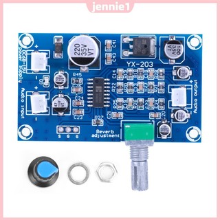PT2399 Micro Reverberation Board DC6-15V M65831 Bộ khuếch đại Mono Preamp Reverb DC Bộ chuyển đổi nguồn đơn Bộ chuyển đổi tiền khuếch đại [jennie1.vn]