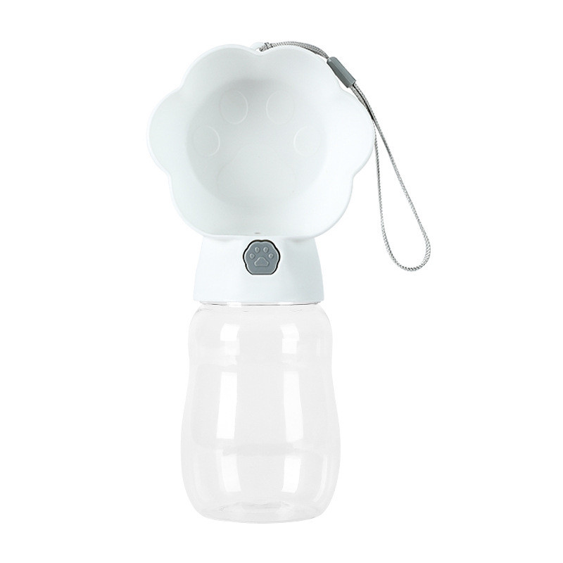 【Ready Stock】 New Pet Dog Outing Kettle Fountain Bottle Portable Cup with Rope LyR9