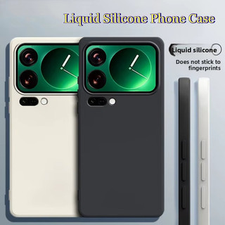 Ốp Điện Thoại Silicon Lỏng Vuông Cho Xiaomi 17 Pro Max 15T Pro C85 C71 F7 Màu Trơn Mềm Chống Sốc Ốp Lưng Silicon