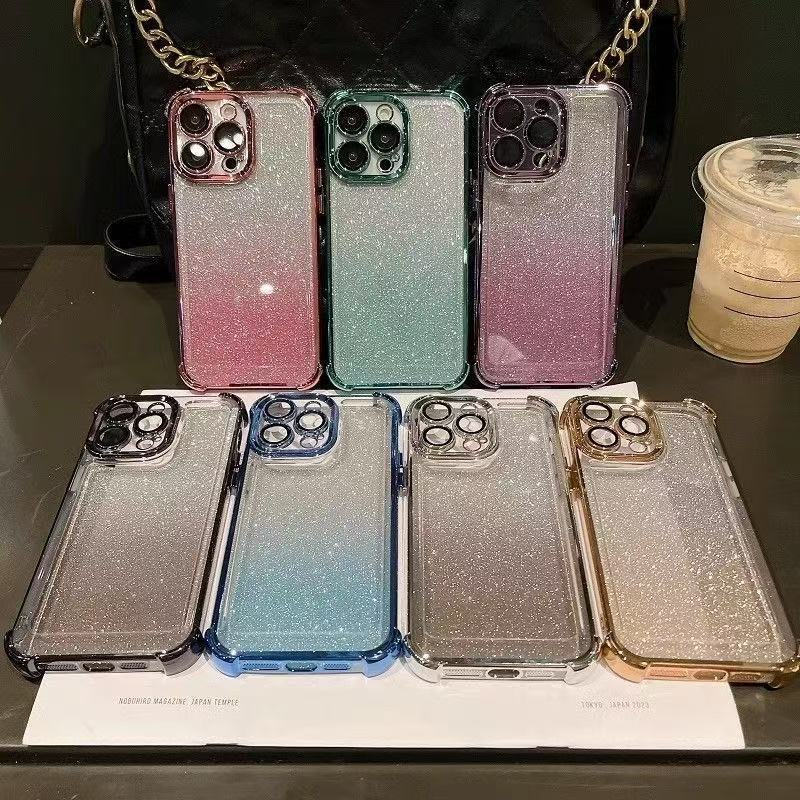 Dành Cho Honor Magic6 Magic5 Magic4 Magic 6 5 4 Pro Ốp Điện Thoại Bao Gồm Tất Cả Chống Rơi Túi Khí Và Gương Bảo Vệ Cao Cấp Bột Lấp Lánh
