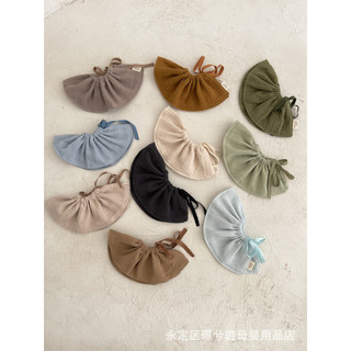 Bé 4 Lớp Sợi Cotton Nước Bọt Khăn Cotton Gạc Yếm Tether 360 Độ Bé Nước Bọt Khăn Chống khạc nhổ Yếm ZJ53