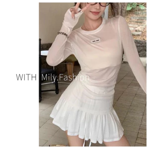 Milyfashion Áo Chống Nắng Mùa Hè, Mỏng Tay Dài, Phong Cách Ballet
