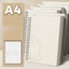Sổ lò xo kép 80 tờ 160 trang A4 A5 A6 B5 bìa trong giấy caro kẻ ngang làm sổ tay nhà sách trí anh