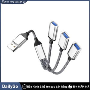 Cáp chia sạc chuyên dụng VF3, 3 cổng USB đầu ra - Dòng điện 5V2A, sạc nhanh ổn định