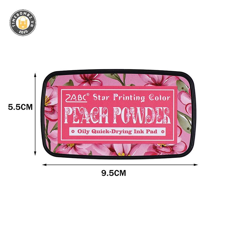 {TB & Bag} Tấm lót mực nhiều màu đầy màu sắc Công cụ lập kế hoạch Tem sổ lưu niệm nghệ thuật Đồ dùng học sinh Tem tự mực Inkpad Phụ kiện học tập Văn phòng phẩm.