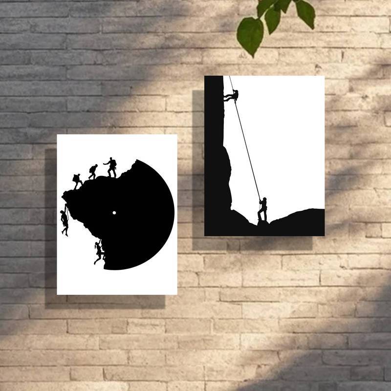 Phong Cách Silhouette Người Tranh Canvas Cho Không Gian Ấm Áp Nghệ Thuật Trang Trí Tường Nhà Canvas Poster