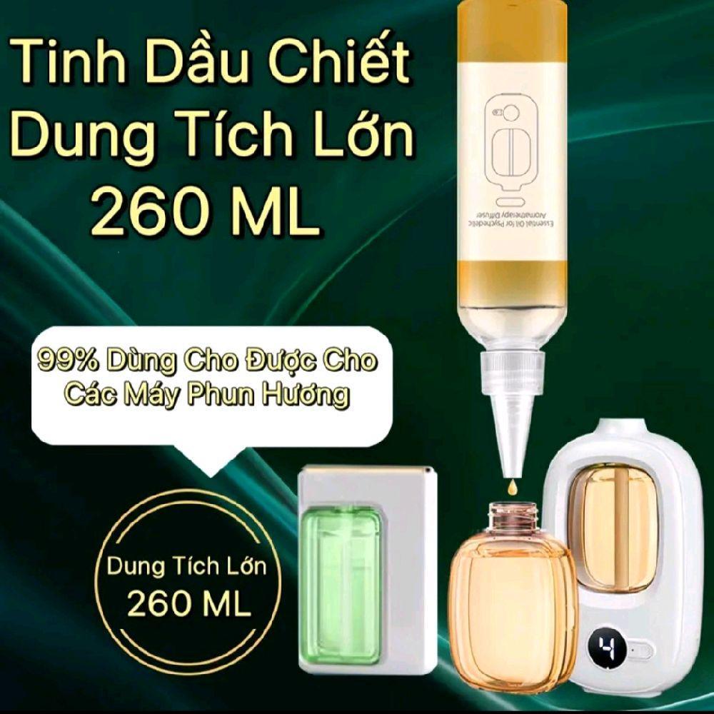 Tinh dầu thơm phòng chai lớn 260ml bổ sung tinh dầu cho máy phun, tinh dầu chai chiếc lớn thích hợp nhiều loại máy phun