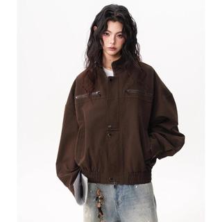 Áo khoác nam kiểu Mỹ retro với phong cách tông màu trung tính