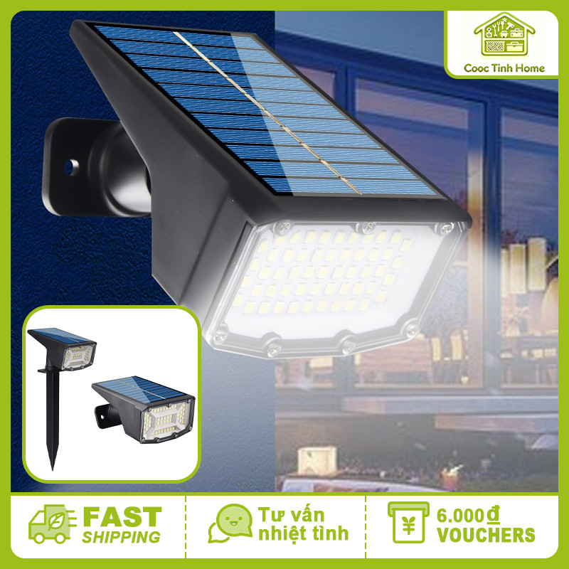 Đèn Năng Lượng Mặt Trời Siêu Sáng Ngoài Trời, Đèn Sân Vườn Chống Nước IP67, Chiếu Sáng Đường Ban Đêm