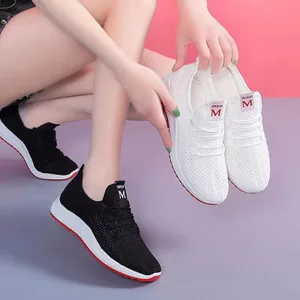 Giày lưới mới mùa hè, giày nữ thông thường, thoáng khí, nhẹ, thoải mái, giày chạy bộ chống trượt
