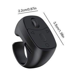 FESTLY Bluetooth Page Turner, Vòng trang tự động Mini Điều khiển từ xa, Chuột Selfie di động có thể sạc lại USB không dây cho Android cho bộ điều khiển Kindle