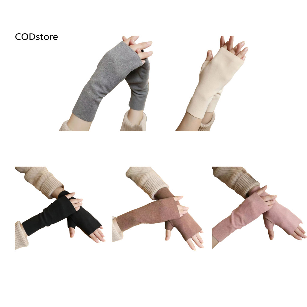 Găng tay tự sưởi ấm KDC dành cho mùa đông với thiết kế nửa ngón tay và hỗ trợ màn hình cảm ứng - Quà tặng lý tưởng mùa thu