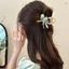 Kẹp Móng Vuốt Tóc Giữ Mạnh - Kẹp Hàm Chống Trơn Trượt Cho Kỳ Nghỉ Tóc Mỏng Dày