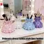 Hộp lưu trữ phong cách váy công chúa Lolita 1 mảnh để bàn Hộp đựng bút đựng mỹ phẩm cho phòng bé gái VN
