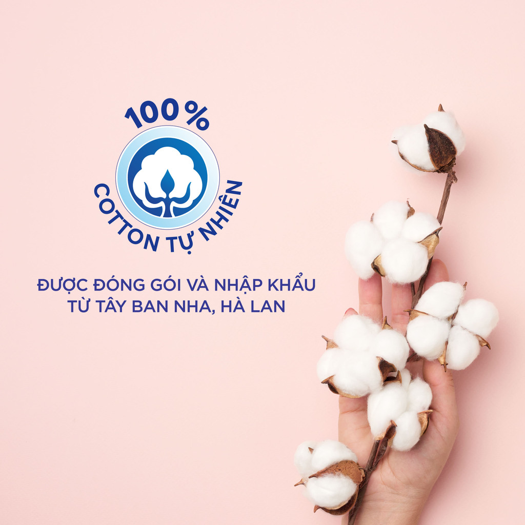 [QUÀ TẶNG KHÔNG BÁN] Bông tẩy trang TOPICREM 120 miếng tiêu chuẩn châu âu 100% cotton thiên nhiên