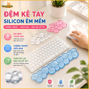 đệm cổ tay silicon hình đám mây chống trượt giảm đau cổ tay cho game thủ văn phòng chống ẩm
