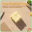Taba Phô Mai Cube Bóp Quả Bóng Căng Thẳng Không Phục Hồi Định Hình Cảm Giác Fidget Dụng Cụ Để Di Động Du Lịch Giảm Căng Thẳng