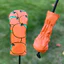 GOLF Club Cap Cover Màu Sắc Tươi Sáng Cam Câu Lạc Bộ Đầu Vỏ Bảo Vệ Câu Lạc Bộ Bằng Gỗ Bao GOLF Tiếp Liệu Phụ Kiện