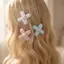 Siyuyan 2 Chiếc Kẹp Tóc Kawaii Phong Cách Hàn Quốc Y2k Thẩm Mỹ Bông Tai Kẹp Tóc Màu Hồng Dễ Thương Cho Nữ Bé Gái Mặc Thường Ngày VN