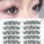 Lông mi giả uốn tóc C màu đen tự nhiên - Lông mịn nhẹ 9-12mm Chiều dài hỗn hợp