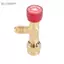 Belleshopp Belleshopp Huairdum Van Điều Chỉnh Lưu Lượng 1/4 -5/16 Đồng Thau Cho Ống Sạc Môi Chất Lạnh R410A
