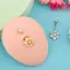 Nhẫn đeo bụng dát Zirconia bằng thép không gỉ bên trong ren không gây dị ứng Trang sức rốn để hẹn hò Quà tặng mới