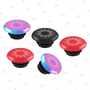 Nắp cuối tay lái PYCOU, Tay cầm bằng hợp kim nhôm siêu nhẹ Đầu cắm, Mũ thanh tay cầm 1 đôi đầy màu sắc thời trang cho xe đạp đường trường