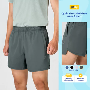 Quần Shorts Thể Thao Nam YODY quần đùi dài 5 inch AirLite, vải nhẹ thoáng MAJT26S015