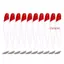 DARON Mồi Câu Cá 10 Chiếc Cá Chép Bass Silicon Đầu Đỏ Trắng Thân Mềm 5.5 / 6.3 / 7 / 9 / 12cm Mồi Mềm