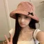 Phiên Bản Hàn Quốc Mới Kẻ Sọc Nơ Xô Mũ Nữ Du Lịch Mùa Hè Thể Hiện Mặt Nhỏ Viền Lật Chống Nắng Mũ Chống Nắng