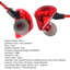 < CarFashion > Tai nghe có dây Cáp dài âm thanh nổi HiFi cắm 35mm Tai nghe giám sát tai nghe để phát sóng trực tiếp